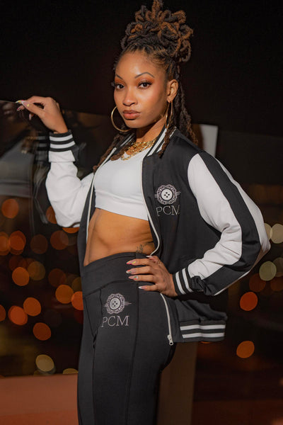 "Effortless" 3 Pc Tracksuit BLK/White by Plain Clothed Millionaires