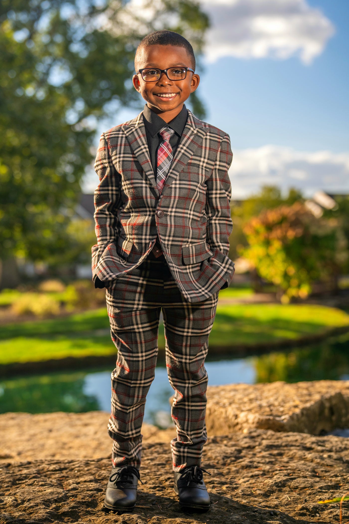 The Lineage Tartan Suit by Plain Clothed Millionaires