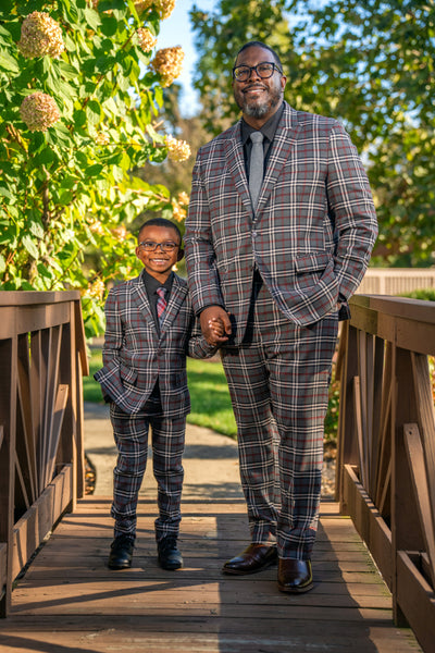 The Lineage Tartan Suit by Plain Clothed Millionaires