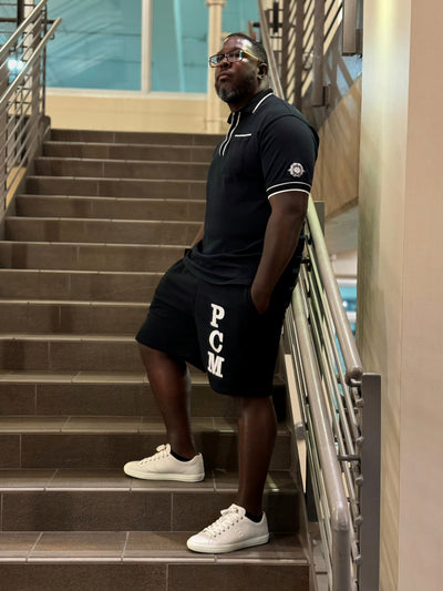 "Legacy" Polo Shirt & Shorts Set